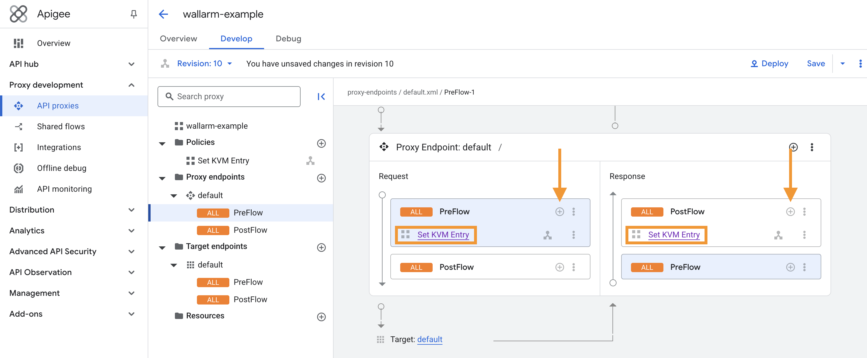 KeyValueMapOperations in PreFlow/PostFlow