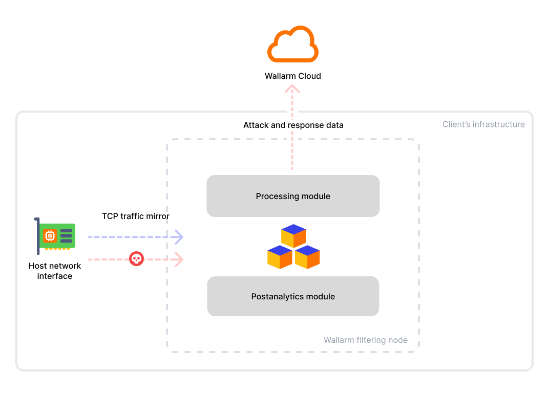 !TCP traffic mirror scheme